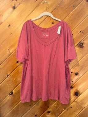 Aerie Oversized V-Neck Boyfriend T-Shirt NWT